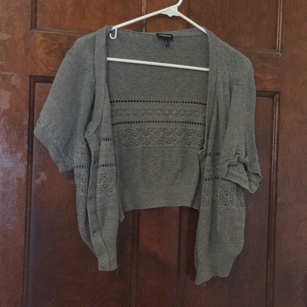 Torrid Crop Cardigan Size 2